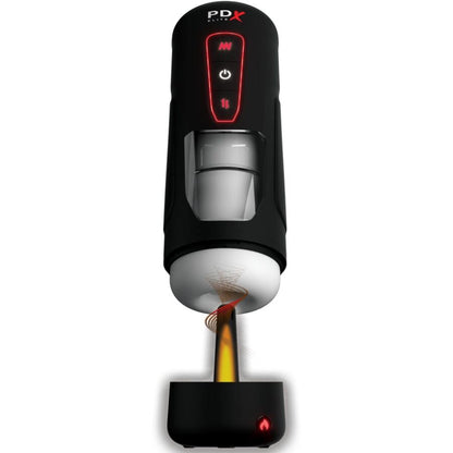 Masturbador Automático Milk Me Hotter con Vibración de Efecto Calor e Impulsión