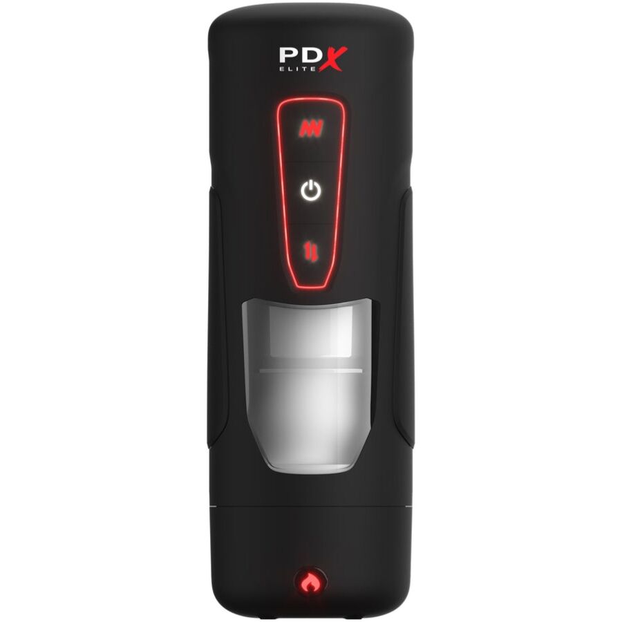 Masturbador Automático Milk Me Hotter con Vibración de Efecto Calor e Impulsión