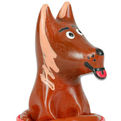 Preservativos Novedad Pintados a Mano Perro