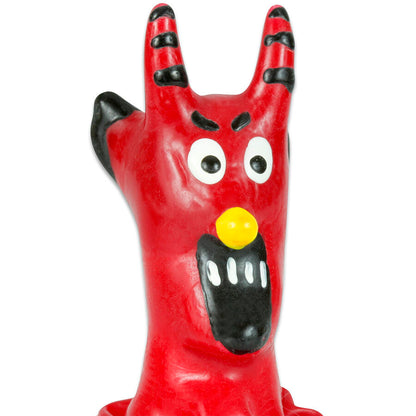 Preservativos Novedad Pintados a Mano Red Devil