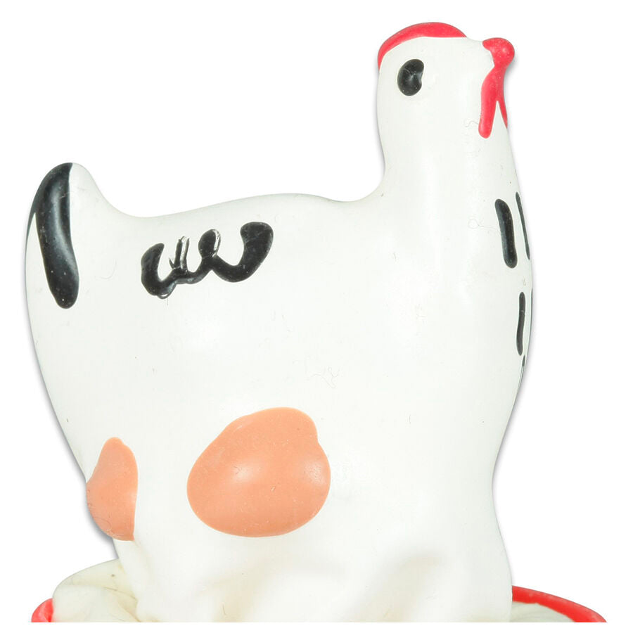Preservativos Pintados a Mano Gallina Blanca - Decoración