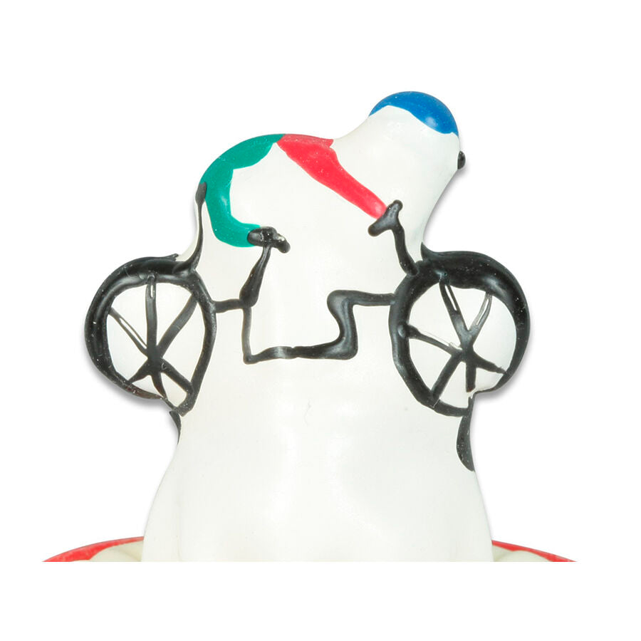 Preservativos de Arte Bohemia Pintados a Mano Bicicleta