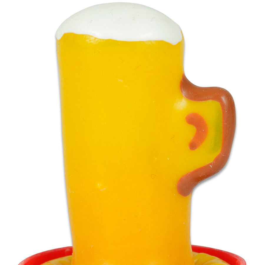 Preservativos de Arte Pintados a Mano - Vaso de Cerveza
