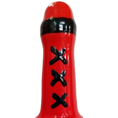 Preservativos de Arte Pintados a Mano Ámsterdam Rojo