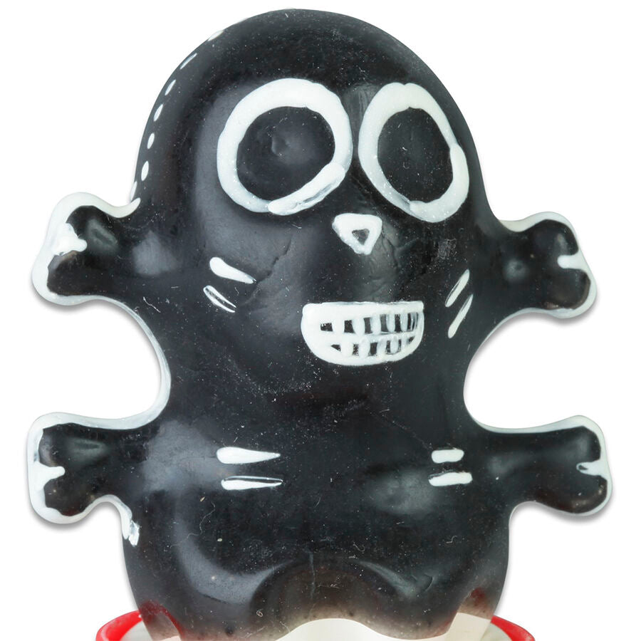 Preservativos Decorativos Pintados a Mano Skull Black - Modelo 1