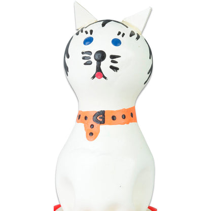 Preservativos Pintados a Mano Gato Blanco - Novedad Única