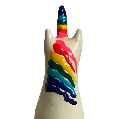 Preservativos Decorativos Unicornio Arcoíris Pintados a Mano