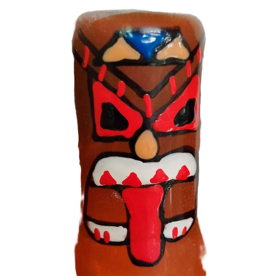 Preservativos de Arte Pintados a Mano Tiki Totem