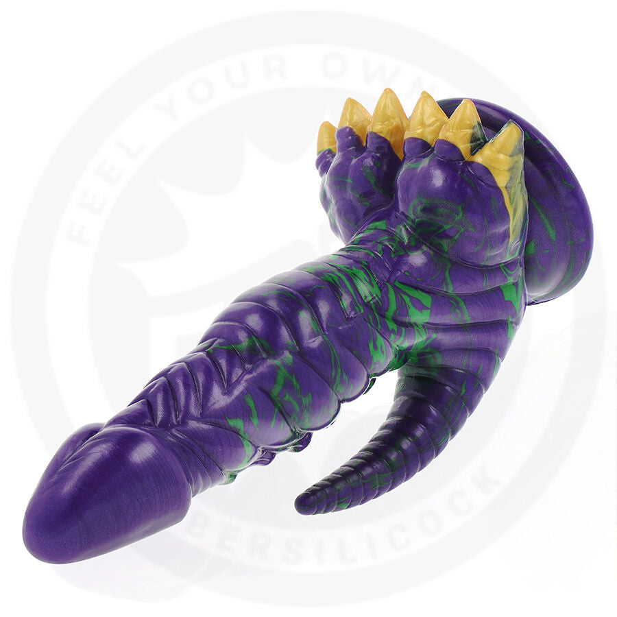 Dildo Crocotta Mystic Aurora da EPIC CYBERSILICOCK, design inspirado na aurora.