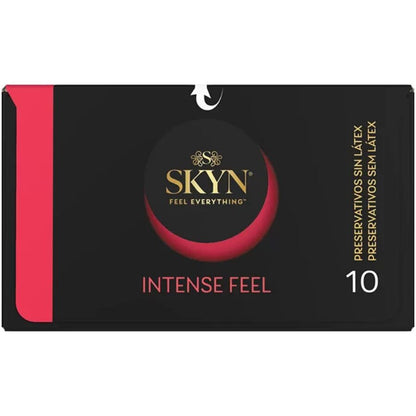 SKYN - Condón Texturizado con Sensación Intensa y Diseño Ondulado, 10 Unidades