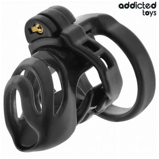Gaiola de castidade ADDICTED TOYS Locked com anéis e dilatador uretral.