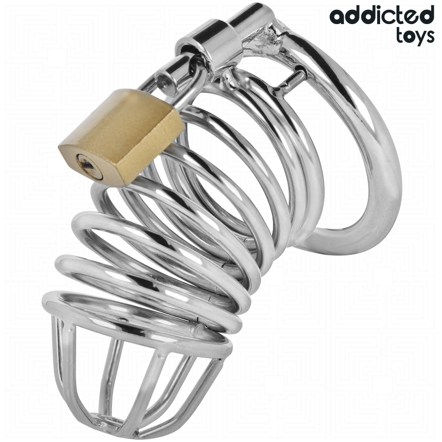 Addicted Toys Locked Iron Cell Gaiola de Castidade de Metal 5cm L