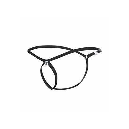 Tanga Masculina Formato Lágrimas Negra