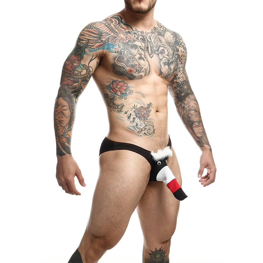 Malebasics Traje de Baño Masculino Tucan Negro