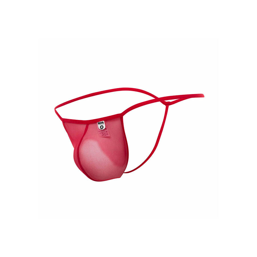 Tanga Transparente Roja Formato T