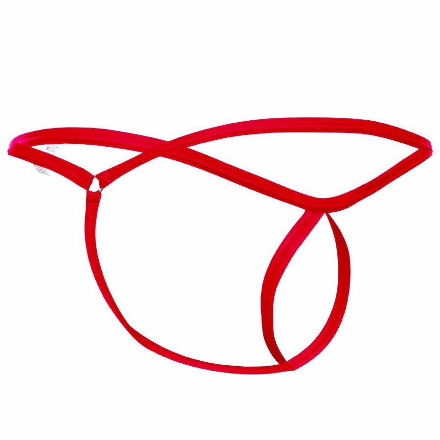 Lencería Erótica Tanga Roja Formato Lágrimas L/XL