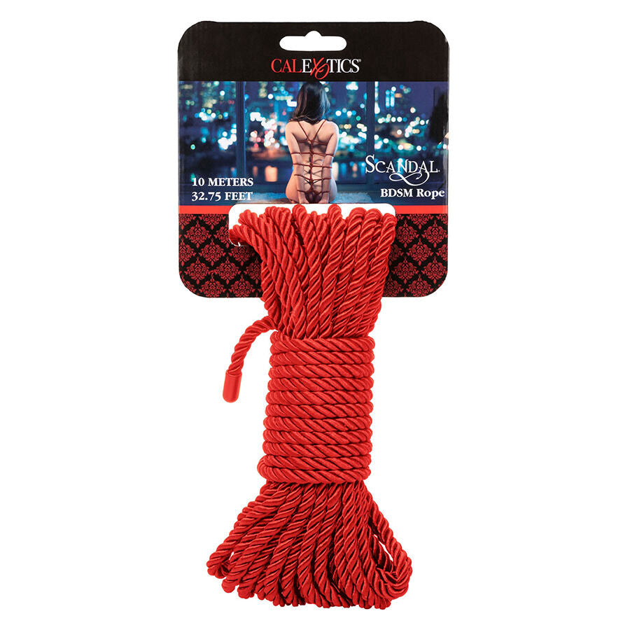 Cuerda BDSM Sensual Roja 10 Metros