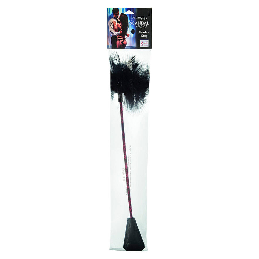 Látigo de Plumas Negro Scandal 2 en 1