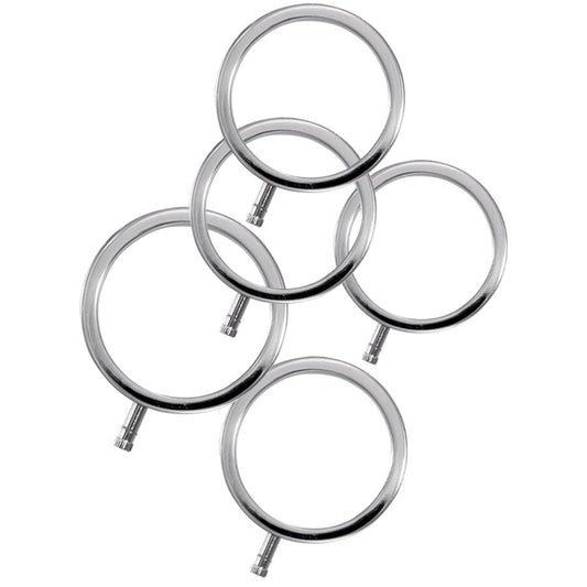 Anillos Peneanos de Metal ElectraRings Paquete de 5