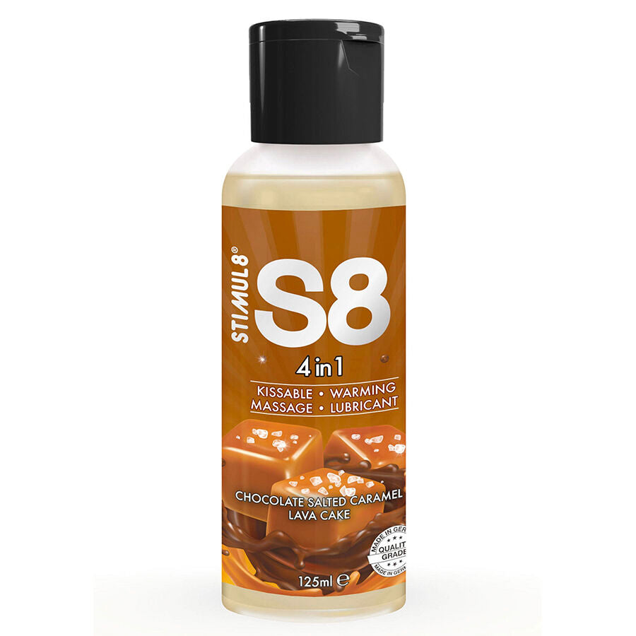 STIMUL8 - S8 Lubricante 4 en 1 de postre de chocolate y caramelo salado 125 ml
