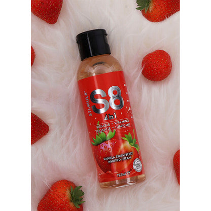 STIMUL8 - Lubricante de postre de fresa S8 4 en 1 125 ml