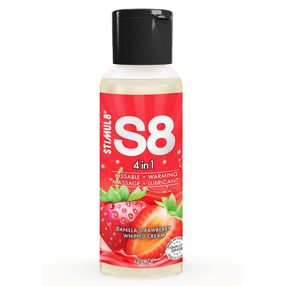 STIMUL8 - Lubricante de postre de fresa S8 4 en 1 125 ml