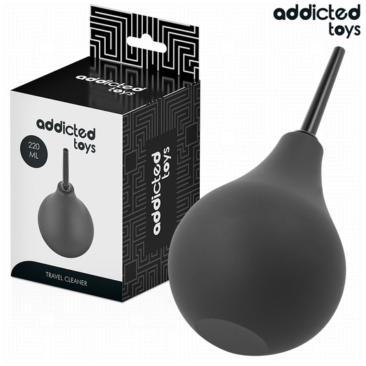 Addicted Toys Limpador Anal de Viagem Tamanho L 220ml para higiene íntima.