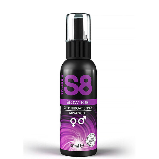 STIMUL8 - S8 Spray para sexo oral profundo (30 ml)