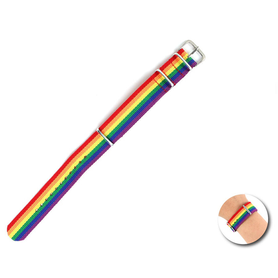 ORGULLO - PULSERA BANDERA ARCOÍRIS