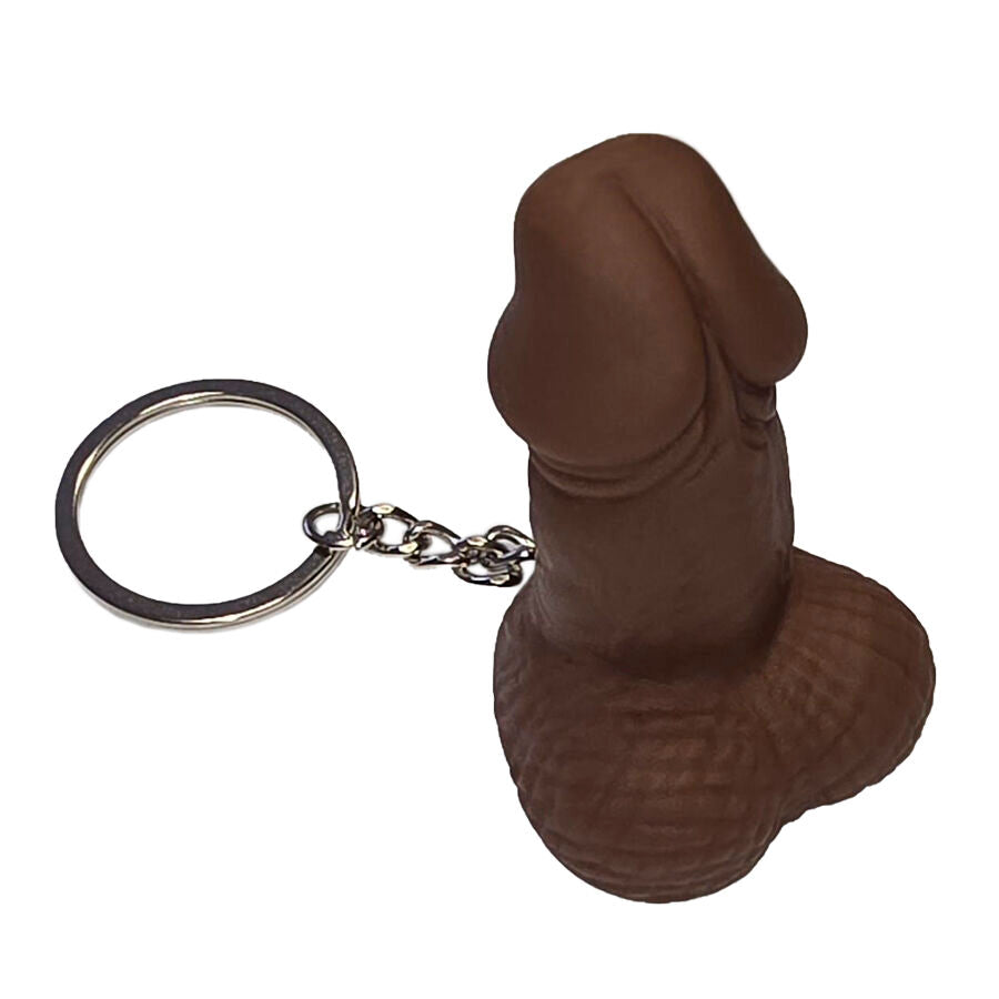 Llavero Silbato con Forma de Pene Color Mulato