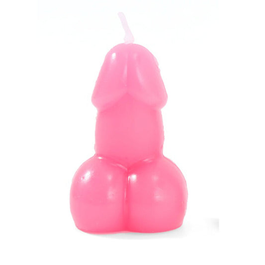 Vela con Forma de Pene Fucsia - Humor y Decoración