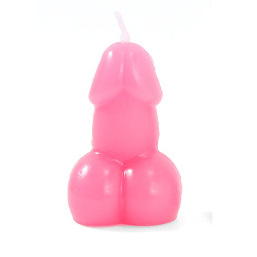 Vela con Forma de Pene Fucsia - Humor y Decoración