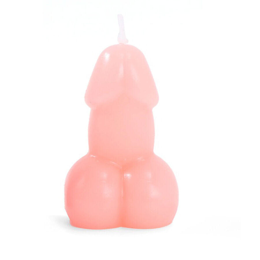 Vela en Forma de Pene Rosa Picante