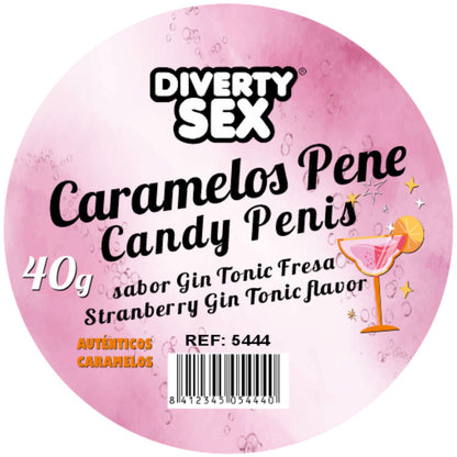 Balas para Pene con Sabor a Ginebra Tónica (20 Unidades)