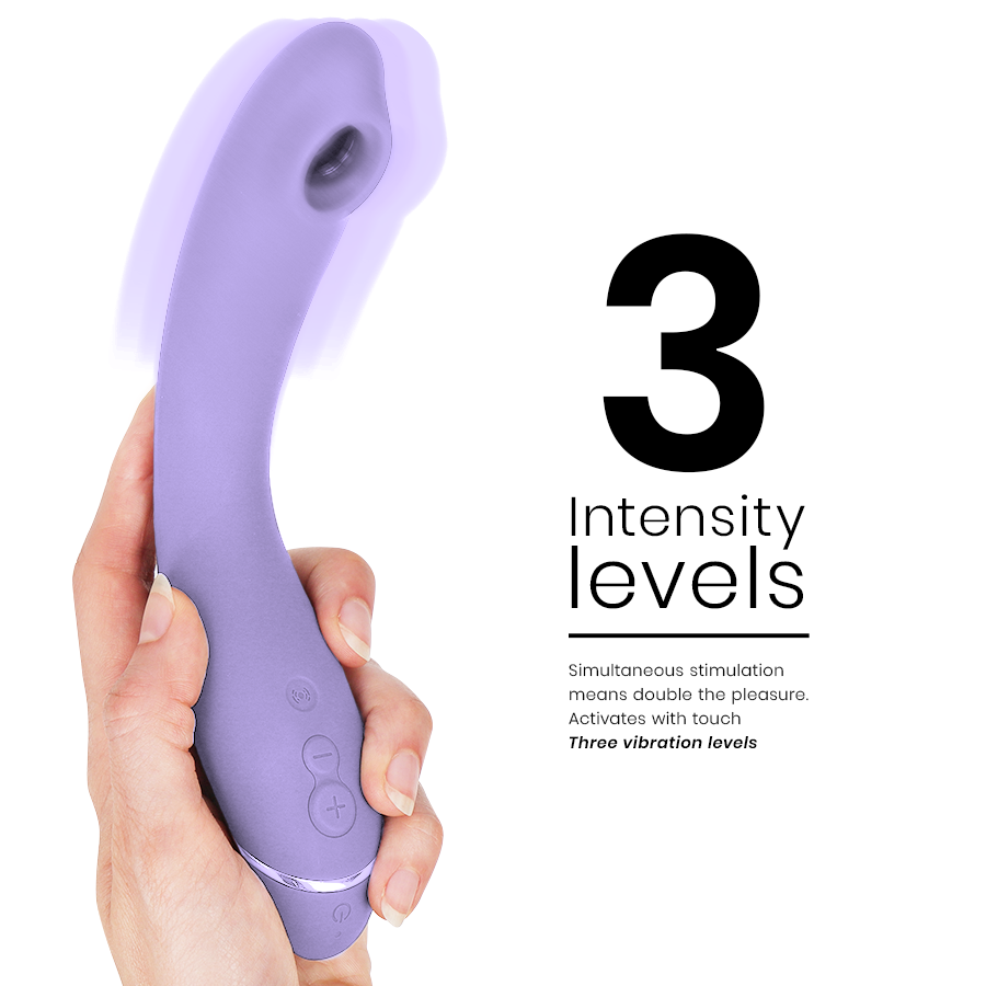 Womanizer OG G-Spot Lilac, um estimulador do ponto G e clitóris com Pleasure Air Technology e vibrações duplas.