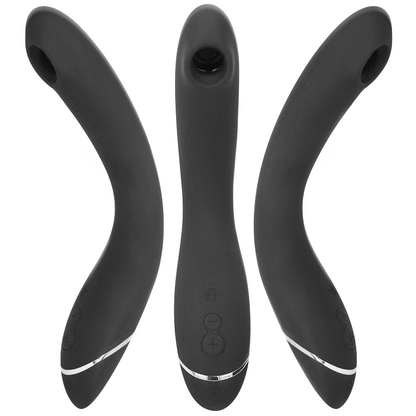 Womanizer OG G-Spot Vibrador na cor slate, destacando seu design ergonômico e a cabeça de estimulação