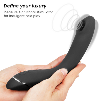 Womanizer OG G-Spot Vibrador na cor slate, destacando seu design ergonômico e a cabeça de estimulação