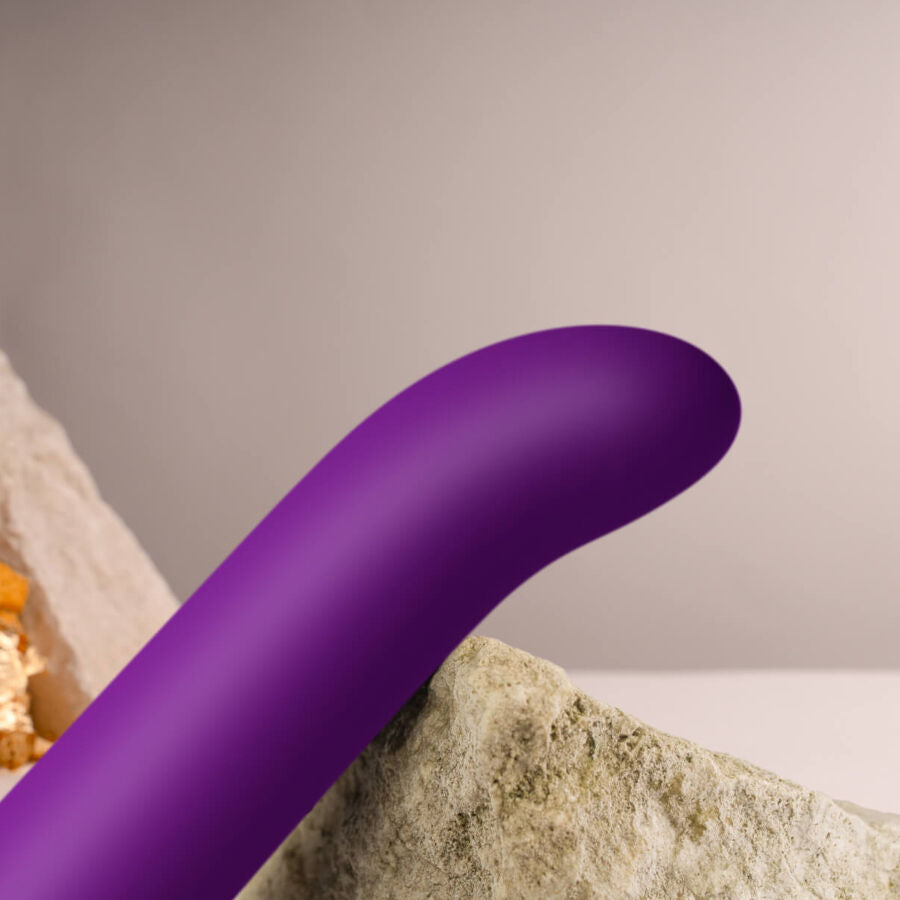 Vibrador ROCKS-OFF Chaiamo G Roxo para estimulação do ponto G e clitóris.