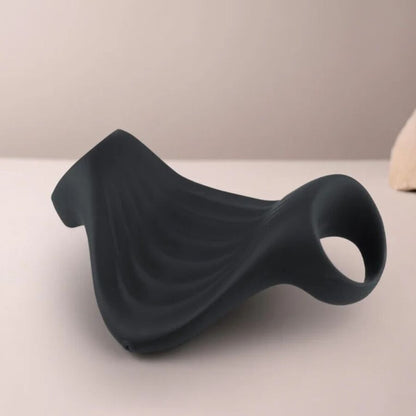 ROCKS-OFF Masturbador Vibrador Flexível Palm Black Recarregável para estimulação masculina
