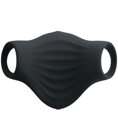ROCKS-OFF Masturbador Vibrador Flexível Palm Black Recarregável para estimulação masculina