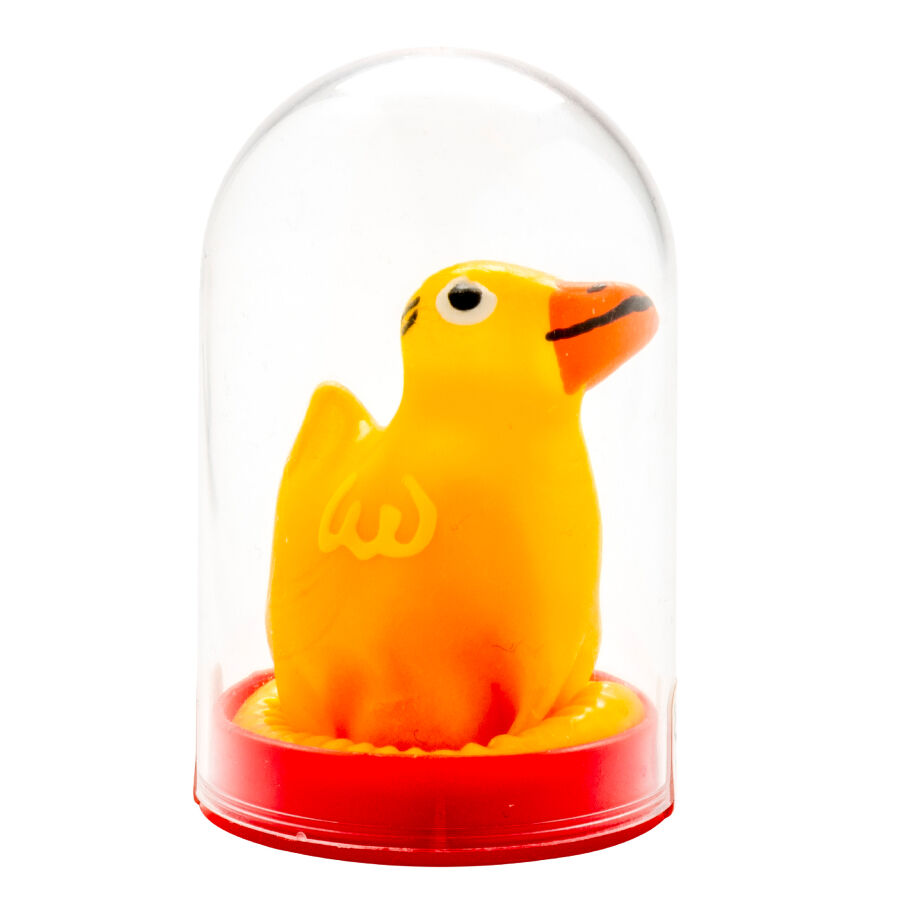 Preservativo Novedoso Pintado a Mano con Diseño de Pato