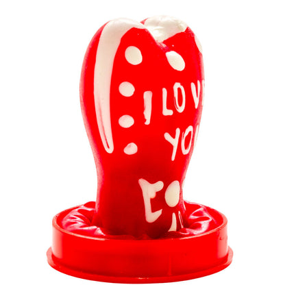 Preservativos de Arte - Pintados a Mano Corazón "Te Amo"