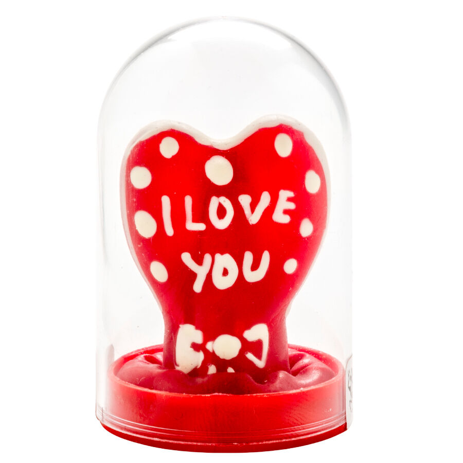 Preservativos de Arte - Pintados a Mano Corazón "Te Amo"