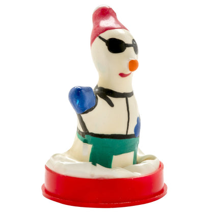 Preservativos Novedad Pintados a Mano Snowboarder XL