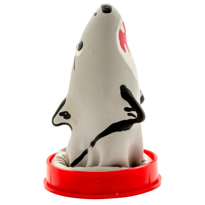 Preservativo de Novedad Pintado a Mano - Modelo Tiburón