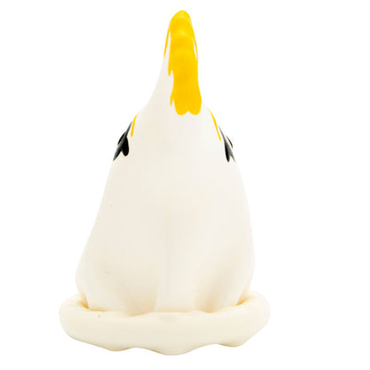 Preservativos Decorativos Pintados a Mano Loro Blanco