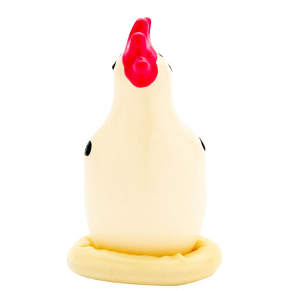 Preservativos Novedad Pintados a Mano Cocky Rooster