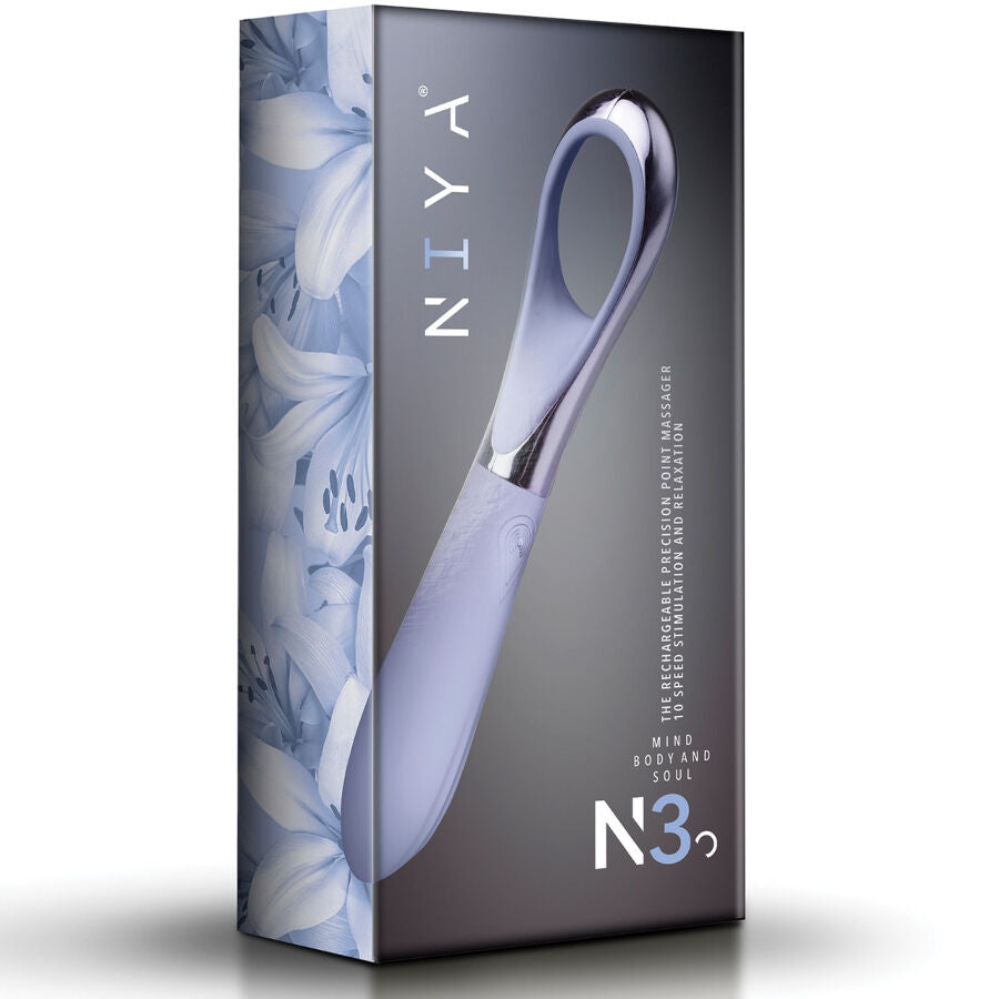 Rocks-Off Niya N3 Vibrador de Precisão Zona Erógena, design ergonómico e silicone suave.