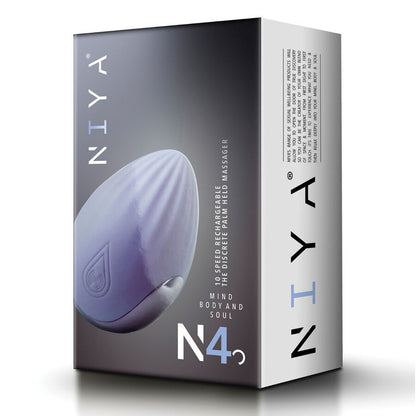 Rocks-Off Niya N4 Massageador Íntimo de Estimulação Externa em silicone, formato ergonômico, vista detalhada.