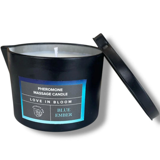 Vela de Masaje con Feromona Bloom Blue Ember 150 ml